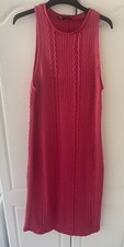 Zara pink midi knit dess size L