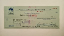 WSR Enterprises, Inc.: 1978 Pittsburgh Pirates Expense Check