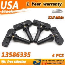 4PCS New Tire Air Pressure Sensor 13586335 25920615 Fits For Chevrolet Buick GMC