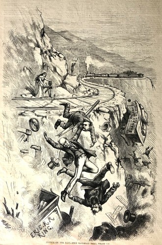 JUSTICE ON THE RAIL, Thomas Nast 3/30/1872 Harper’s Weekly