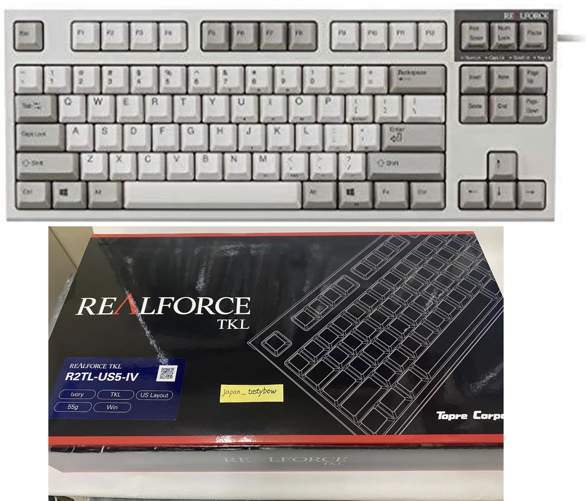 Topre REALFORCE TKL R2TL-US5-IV US Layout 87 Keys For Windows | EBay