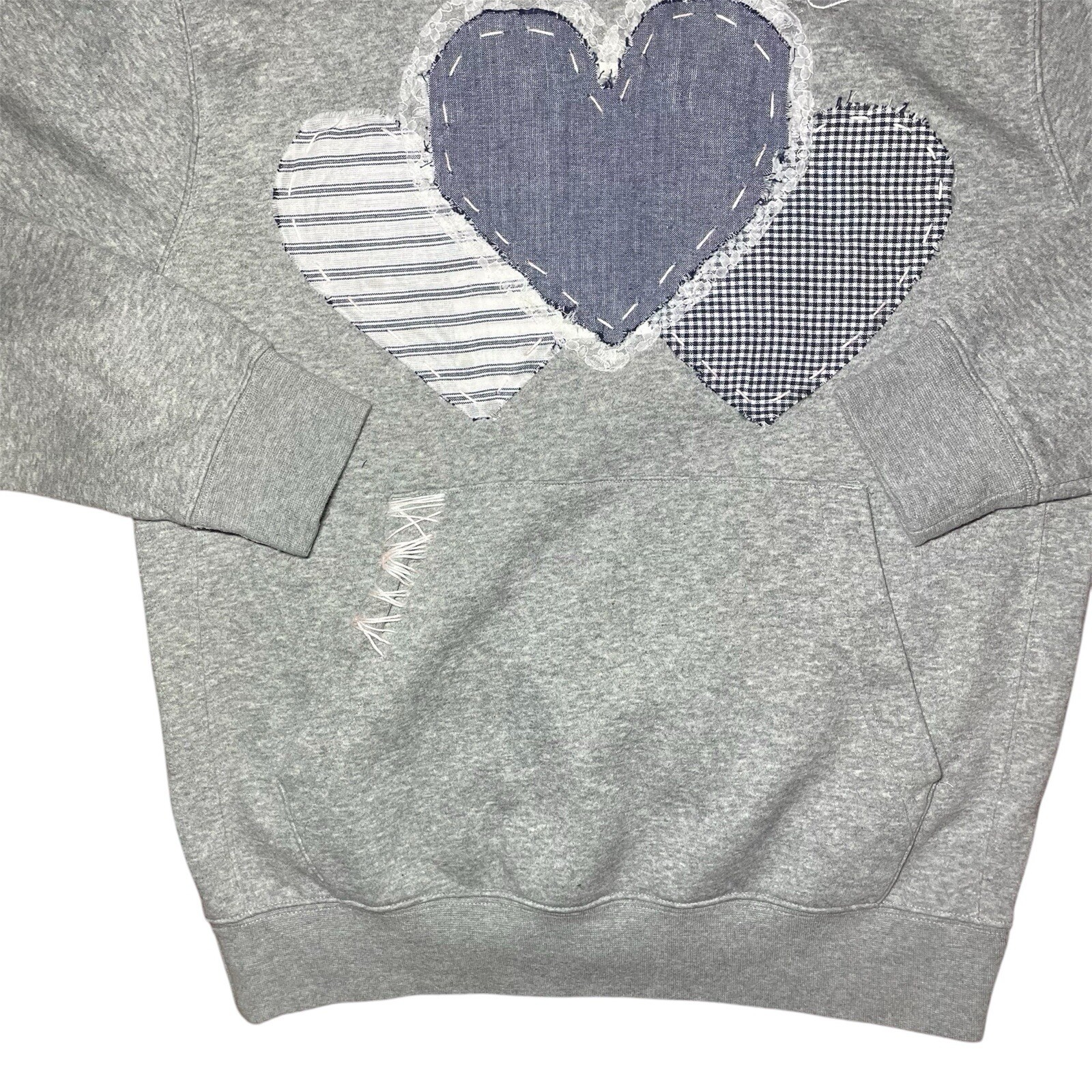 Nike Women’s Small The Hearts Patchwork Hoodie - image 2