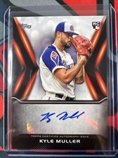 2022 Topps Japan Edition Rc Auto Kyle Muller Braves Rookie Card. rookie card picture