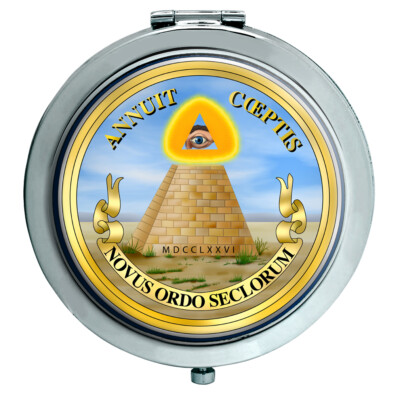 United States Great Seal Reverse (All Seeing Eye) Compact Mirror