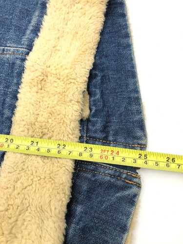 Giacca Denim Sherpa Per Ragazze Levi's Strauss & Co Taglia M - Foto 9 di 10