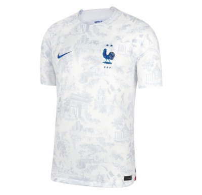 Nike Football Men's France Home Shirt Jersey White Blue M L XL XXL
