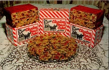 Postcard Old Fashioned Claxton Fruit Cake Claxton Georgia Chrome Unposted