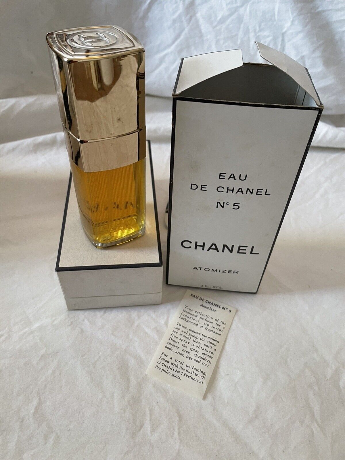 Rare Vintage Chanel No 5 Eau De Cologne Collectible Bottle 4 Fl Oz New York