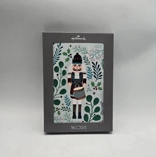 16 Hallmark Nutcracker Soldiers Drums Christmas Holiday Cards Box of Sealed New