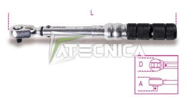 Chiave dinamometrica Beta 605E/5 Q1/4 1÷5 Nm cricchetto scatto