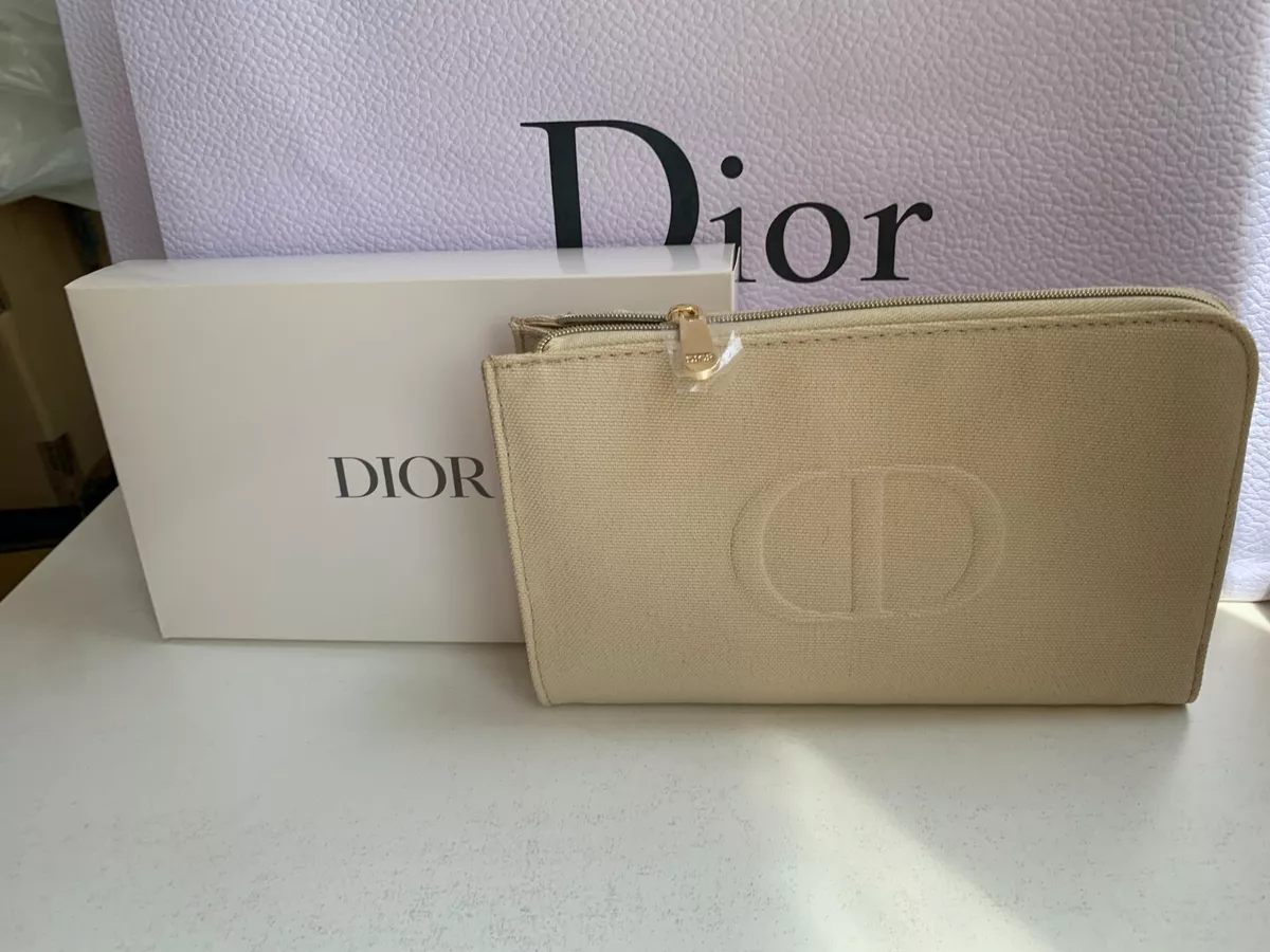 Dior Beige Cosmetic Bags for Women