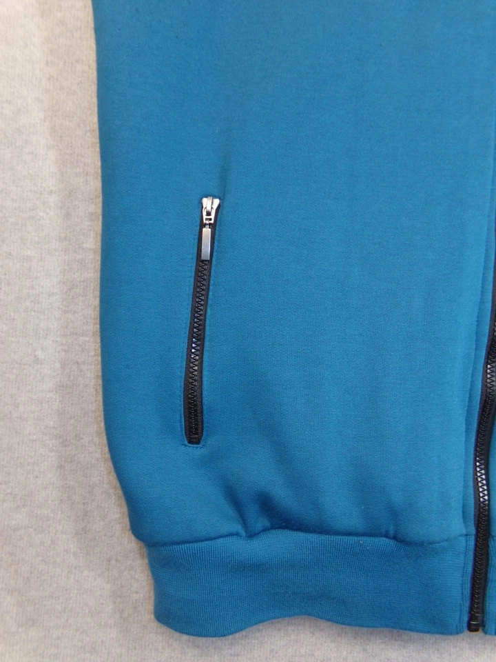 Golden Gate National Parks Conservancy Hooded Vest Mens Teal Blue 2XL San Fran - Image 2 of 4