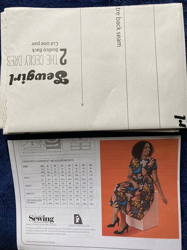 Simply Sewing Dress Pattern ‘The Cecily Dress’ Sizes 8-20 Uncut - Picture 4 of 4