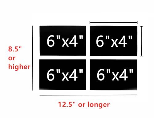 32 Sheets - LAGALO Garage Door Magnetic Windows Hardware Faux Windows Metalli... - Bild 2 von 7