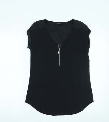 Express Damen T-Shirt schwarz Polyestermischung Größe XS