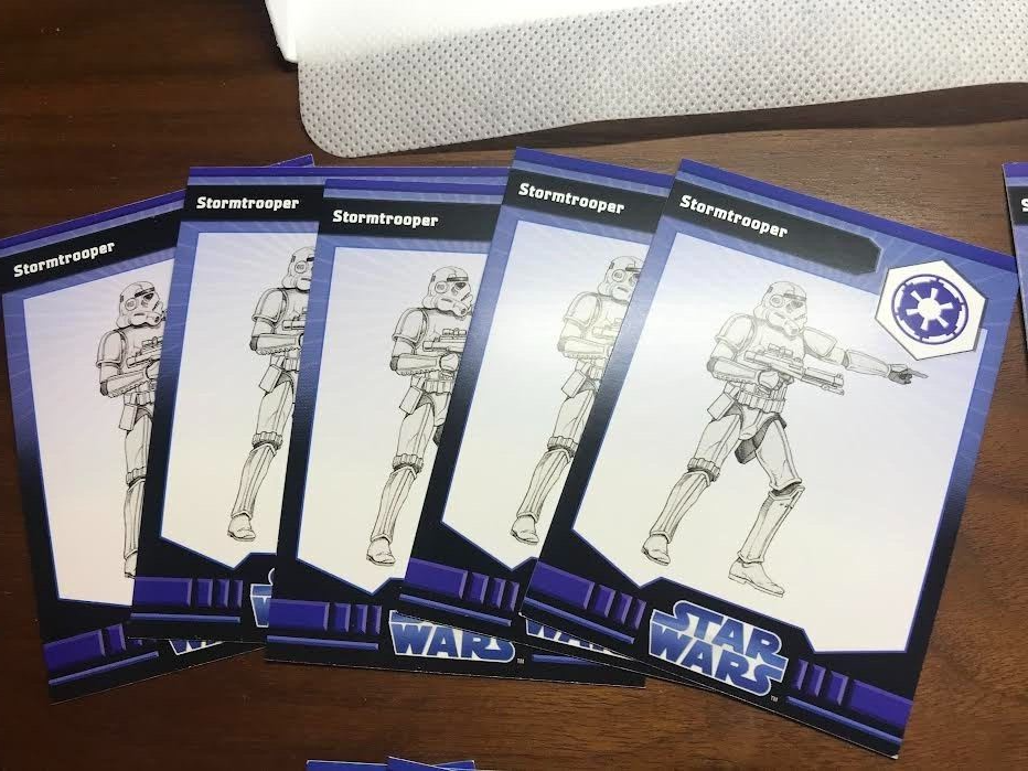 WOTC Star Wars Miniatures Lot of 20 Empire Snowtrooper , Stormtrooper