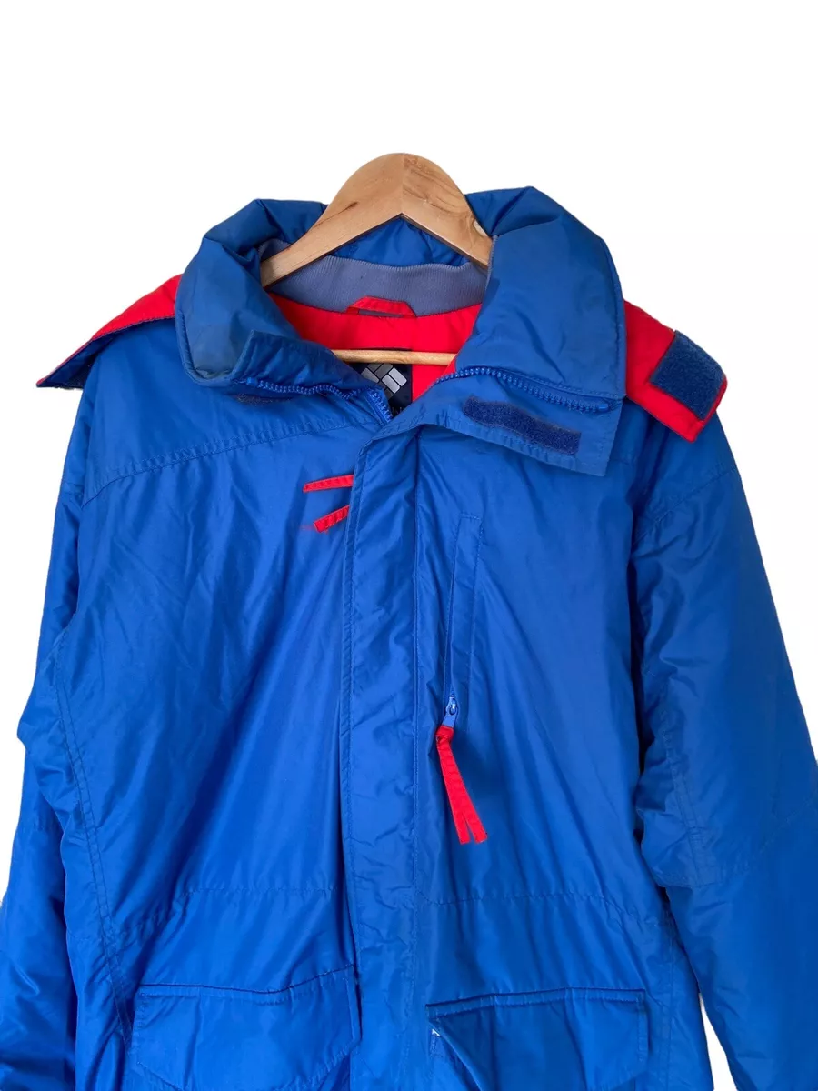Columbia Sportwear Winter Coat Snowboard Jacket Blue Mens SZ Large