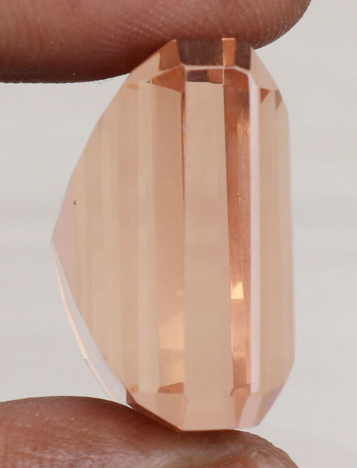 AAA+ Large Rose Quartz 59.85 CT Square Cut Loose Gemstone Gift 4 Ring & Pendant - Image 3 of 4