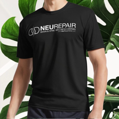 New NeuRepair White Logo Active T-Shirt Logo T-Shirt Funny Size S to 5XL