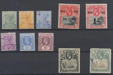 St Helena Stamps 1890-1922 SG46;49/51;64;84;87/8;97hc; 100 CV £383.25