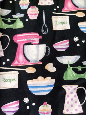 JoAnn Cotton Fabric - Kitchen Maker - 1/2 Yard - E-100-O