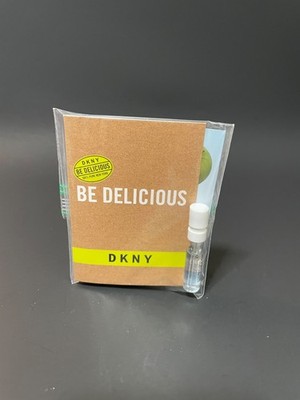 DKNY  BE DELICIOUS  WOMENS : EAU DE PARFUM SAMPLE NEW Vial with original  card 