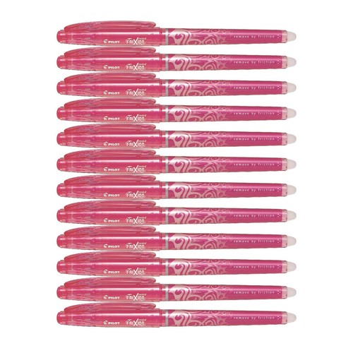 Pilot Frixion Light - Penna A Sfera A Gel Cancellabile Fluorescente - Colori Vivaci, Punta Fine - Ideale Per Studenti E Ufficio