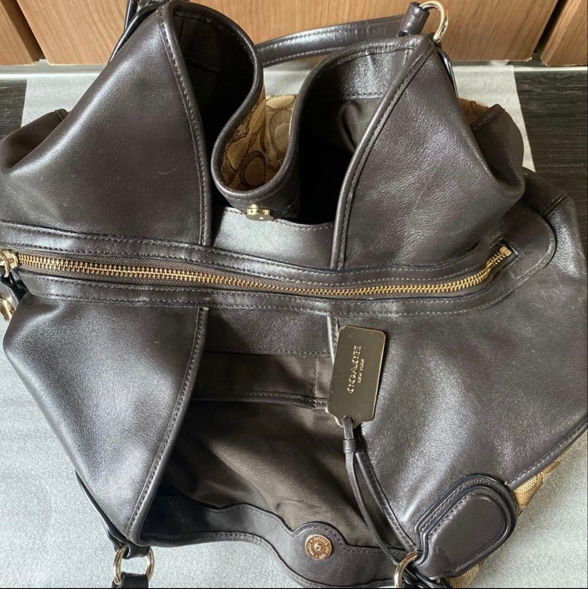 Coach Tote Bag Signature Pattern 11a thumbnail 4