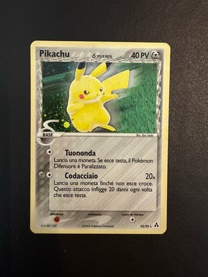 Pikachu Delta Species 93/92 Legend Maker Holo Secret Rare ITA - Near Mint