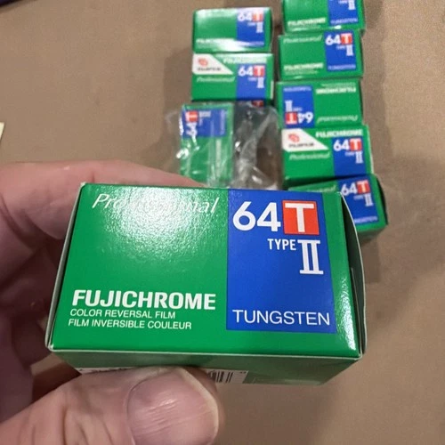 Fujifilm Fujichrome 64T Tungsten Type II Color slide film 35mm roll lot of 10 image 2