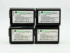 4-Pack PowerExtra FW50 Battery for Sony A6300 A6000 A5000 A3000 A7R