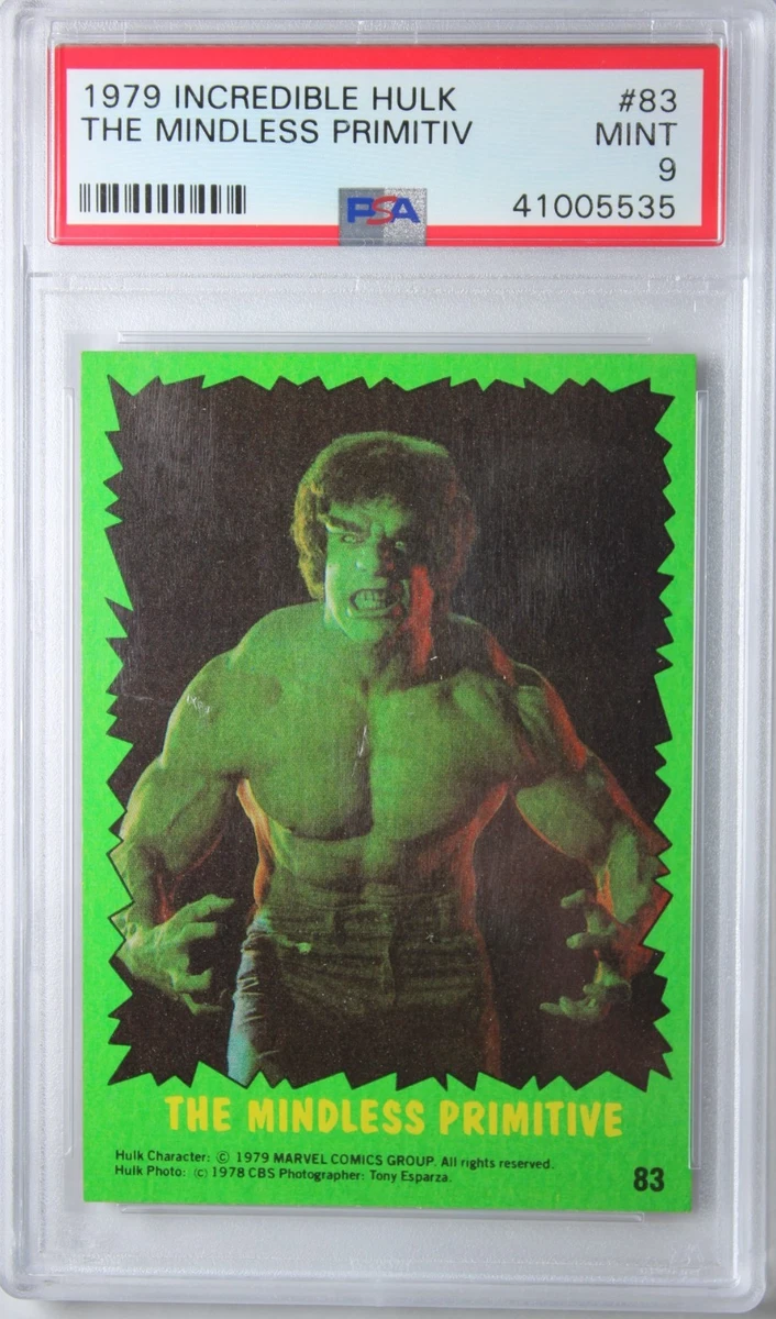 The Incredible Hulk Collectable Trading Cards for sale | eBay