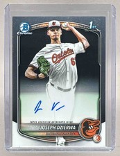 Joseph Dzierwa 2025 Bowman Chrome Draft #CPA-JD Auto 1st RC (A)