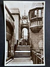 Stadtmauer bei Eastgate Chester Cheshire Echtfoto Vintage Postkarte G30