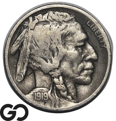1919-D Buffalo Nickel