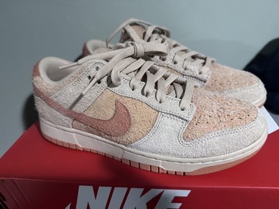 W Nike Dunk Low Brushed-suede Sneakers