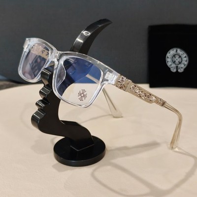 Chrome Style Heart/s Glasses Unisex Eyewear 52-18-143 Clear