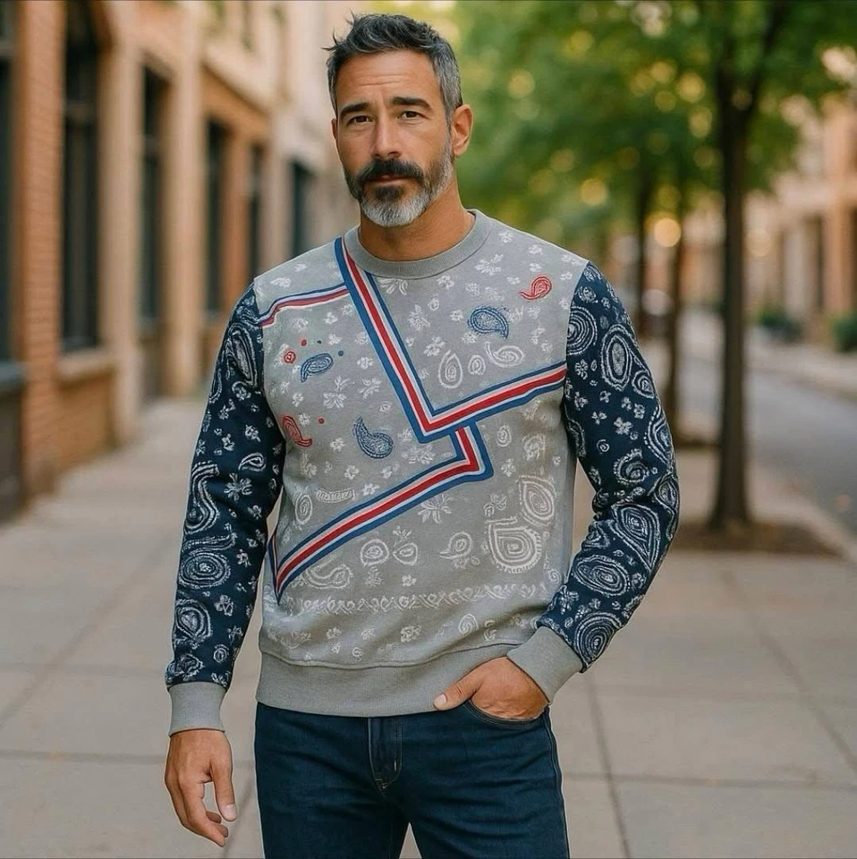 Bandana de algodón estampado Foto 3 de 4