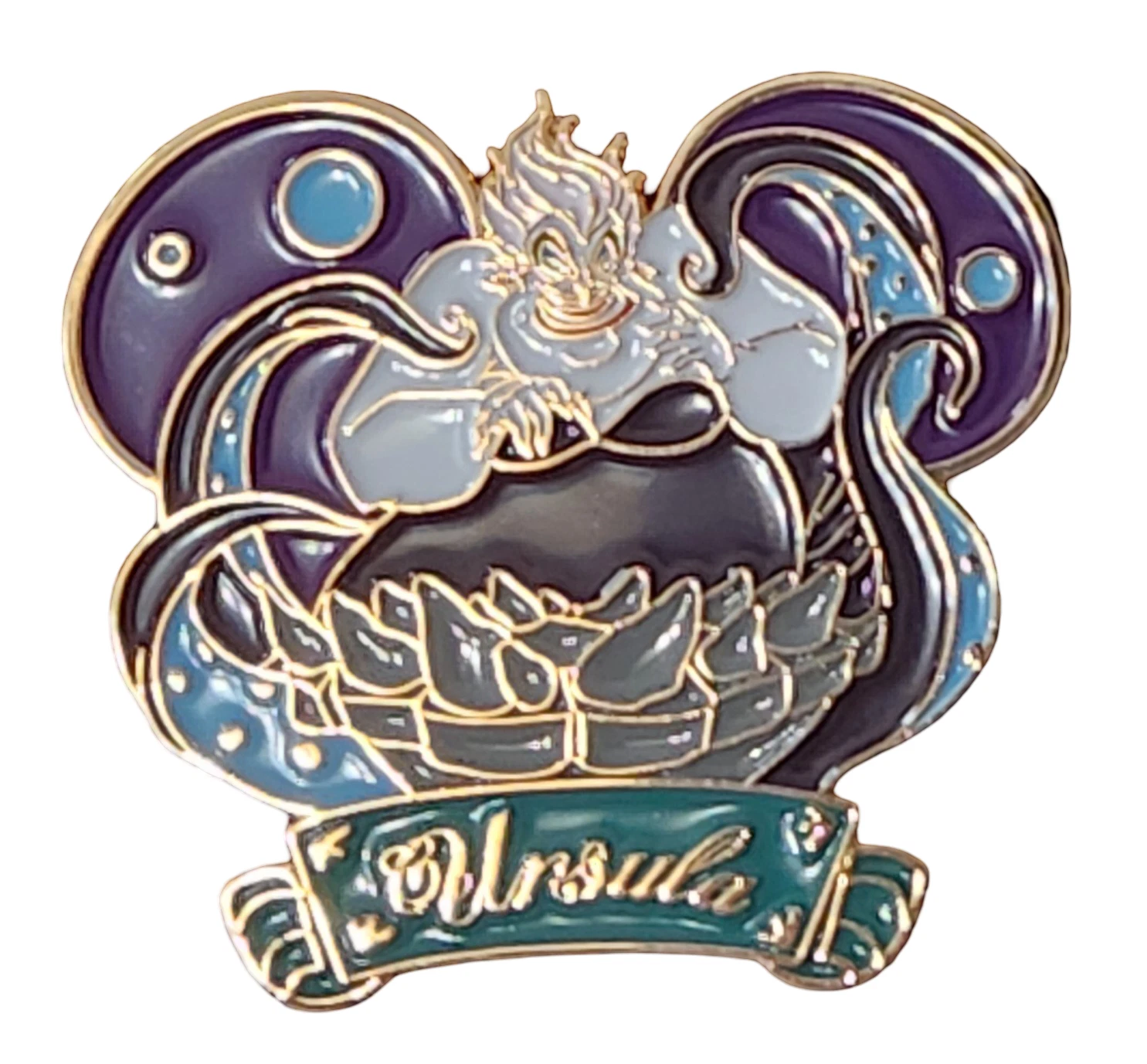 Bradford Exchange Ursula from The Lille Mermaid Disney Pin Magical Moments