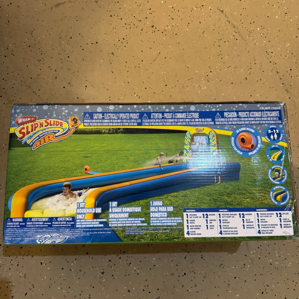 Wham-O 30ft Constant Air Slip ‘N Slide Inflatable Water Slide with Blower - Image 2 of 4