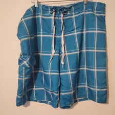 OP Board Shorts Swim Trunks Teal Blue Size XL 40-42 Lined