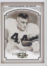 2006 Donruss Threads College Gridiron Kings John David Crow #CGK-8 0a1