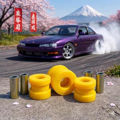Nissan S13 S14 S15 Rear Subframe PolyBush Kit  Strongflex 286088 Drift Upgrade