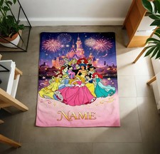 Personalized Disney Princesss Fleece Blanket Gift For Friends