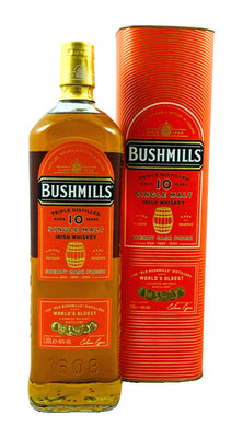 (45,09 /l) Bushmills 10 Years Sherry Cask Irish Whiskey 46% 1,0l Flasche