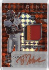 2020 Spectra Aspiring Neon Orange Prizm 2/15 Tyler Johnson #15 Patch Auto 13r7