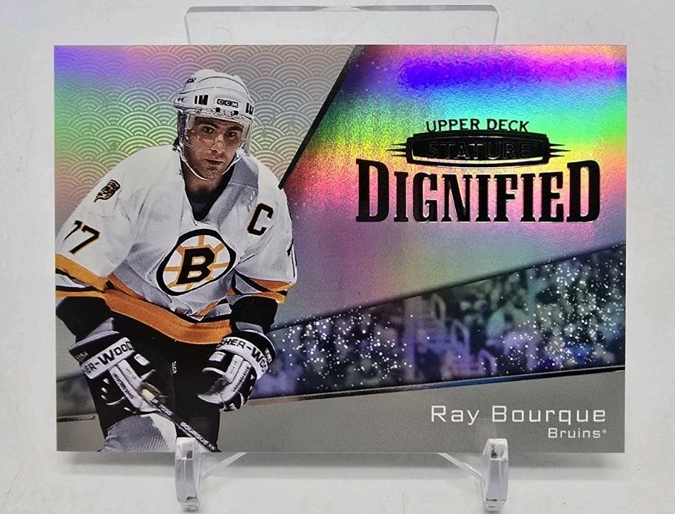 2022-23 Upper Deck Stature RAY BOURQUE Dignified Insert Boston Bruins #D-6 NHL
