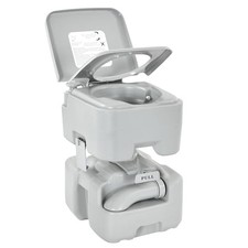 YITAMOTOR Portable Toilet for Camping, RV Toilet 5.28 Gal Handle Pump Wheels