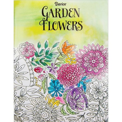 Darice DCBK-608 Darice Coloring Book - Flower
