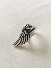 King Baby Studio 925 Silber Flügel Ring K20-5221-10 (Größe V) (UVP 625 USD)